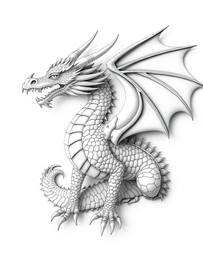 Experience The Magic Of Optical Illusion Dragons Come To Life On Paper