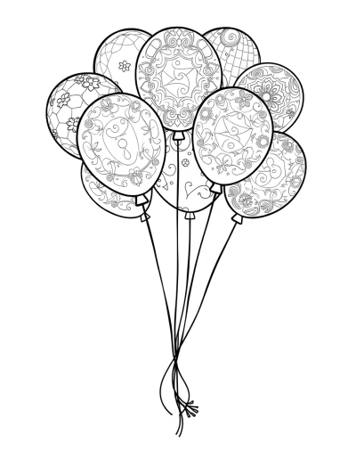 Draw Patterns On The Balloons
