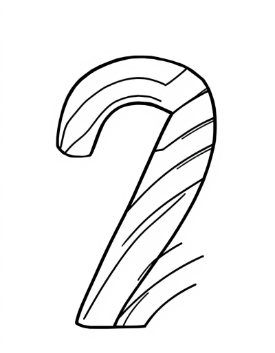 Paint The Number Seven In Stripes