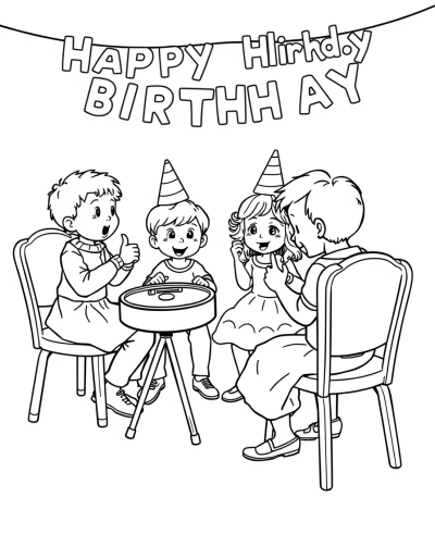 Children Playing Musical Chairs