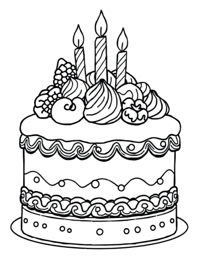 A Cake With A Variety Of Flavors