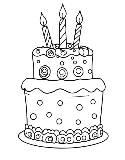 A Cake With A Whimsical Style