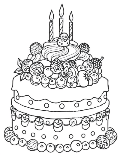 Wedding Cake Decorated With Fresh Berries