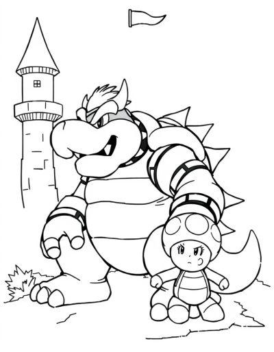 Bowser In His Castle Lair