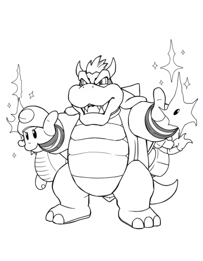 Koopalings Casting Magic Spells