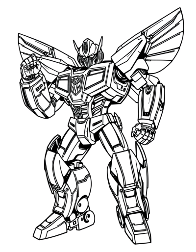 Autobot With Wings And Power