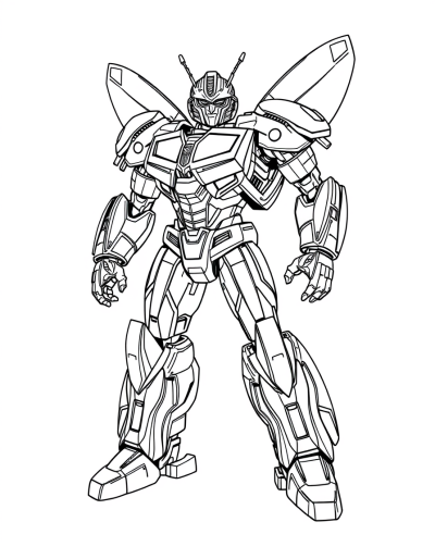 Insect Inspired Warrior Ready For Action