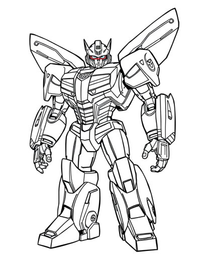 Transforming Robot With Wings