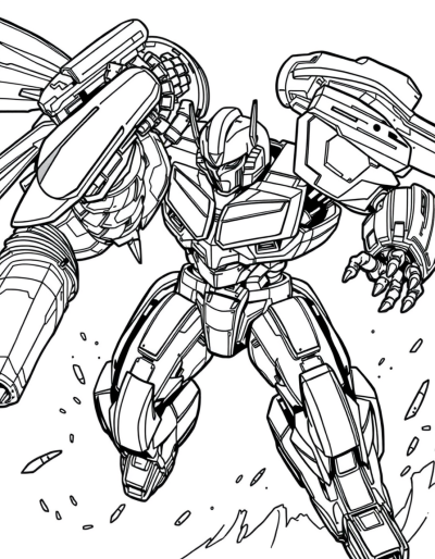 Bumblebee And The Enemy Clash In A Fierce Fight