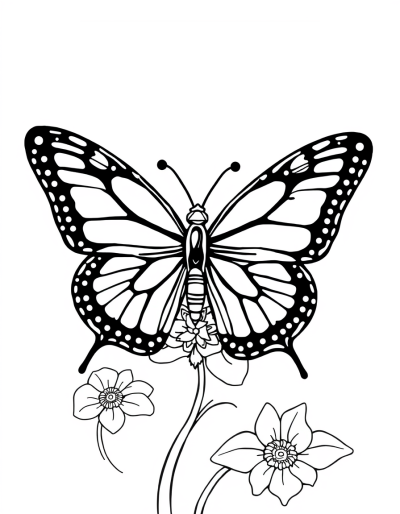 Color The Body Black And White