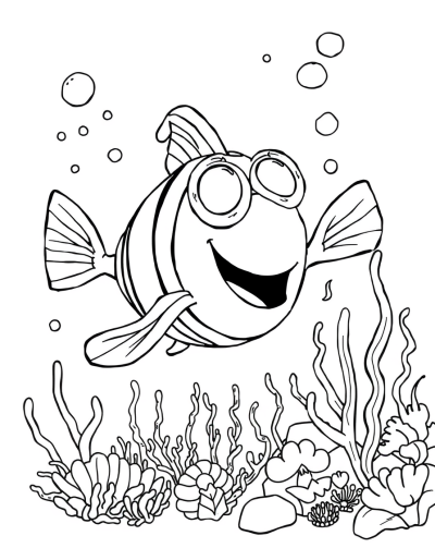 An Underwater Cartoon Adventure