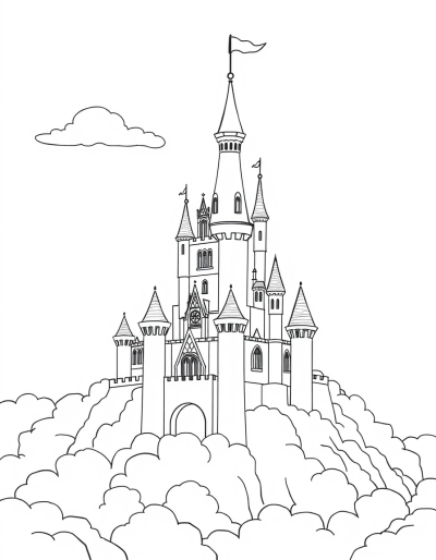 A Fairy Tale Castle In The Clouds