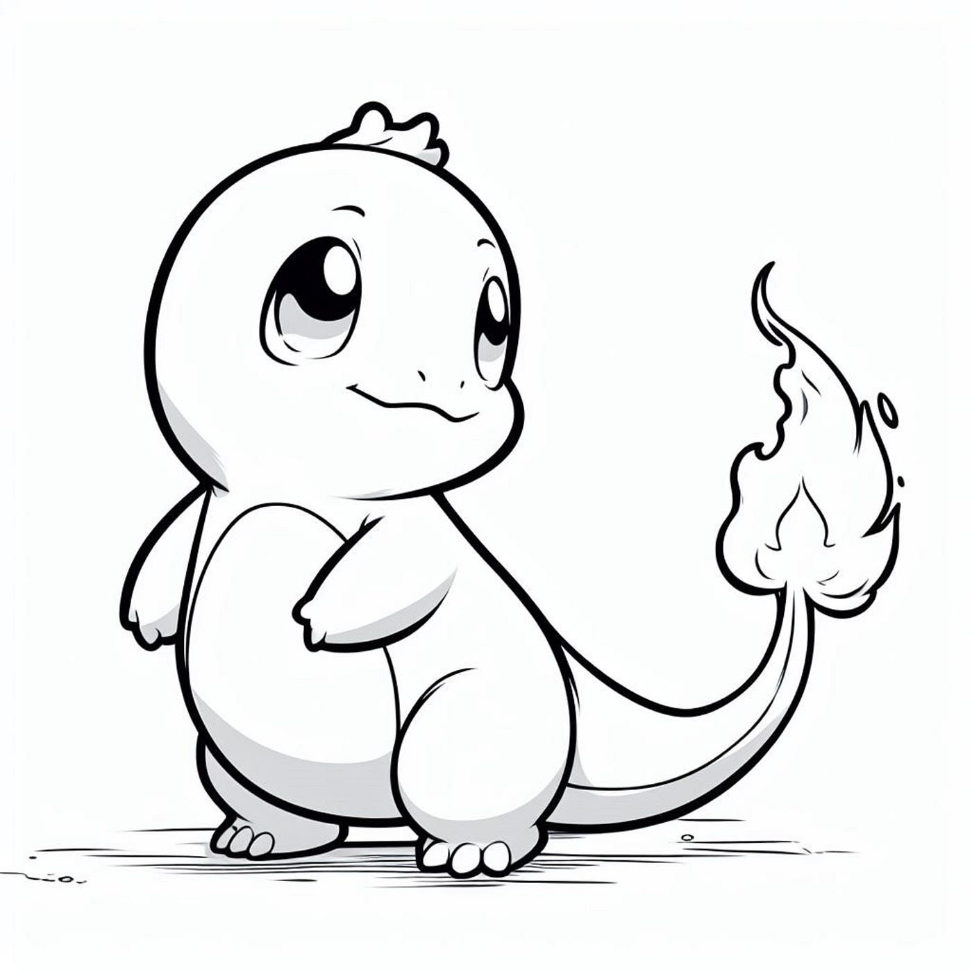 Cute Charizard Coloring page