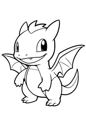 Cute Charizard Coloring Pages For Kids