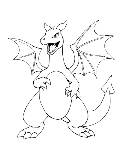 Charizard Protecting Its Trainer