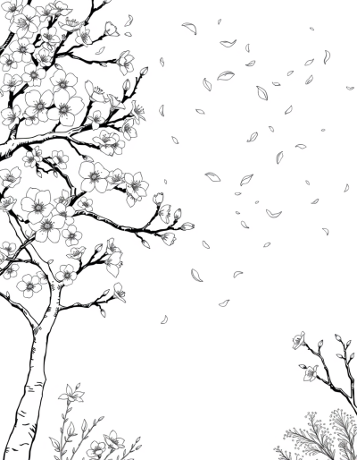 A Peaceful Garden Scene Unfolds