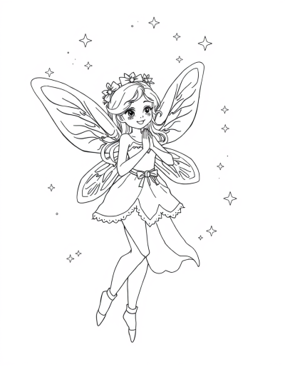 A Magical Christmas Fairy Sprinkling Joy