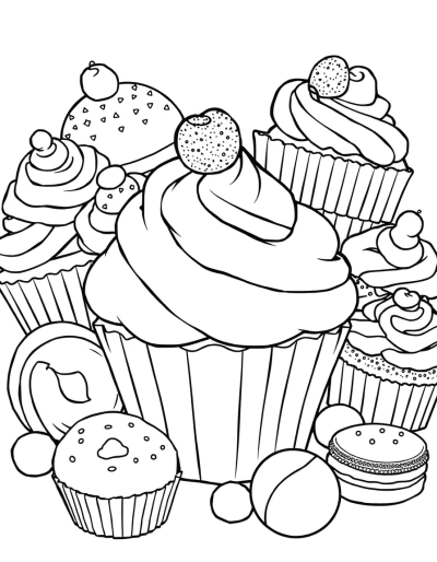 Macaroon With Sparkling Sugar Dust