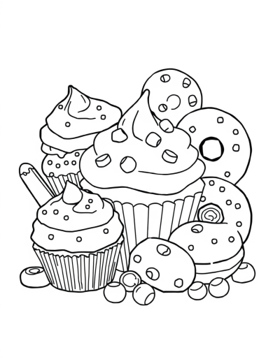 Cookie With Chocolate Chips Inside