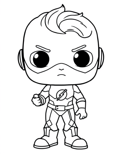 Colorful Funko Pop Flash Figurine
