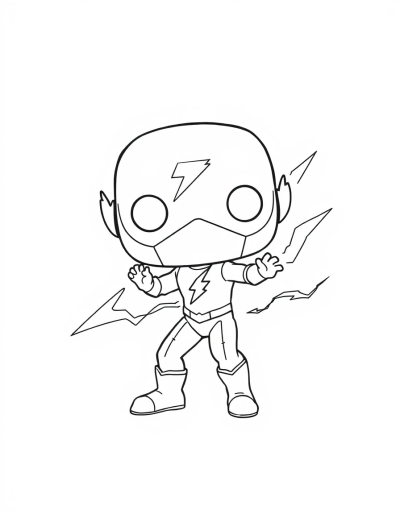 Funko Pop Flash With Lightning Speed