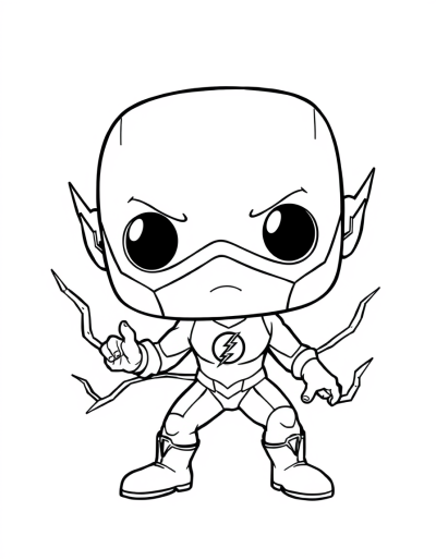 The Flash In Dynamic Pose