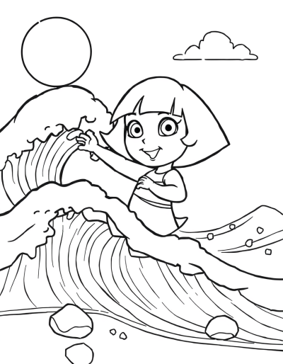 Coloring The Waves At Dora Beach