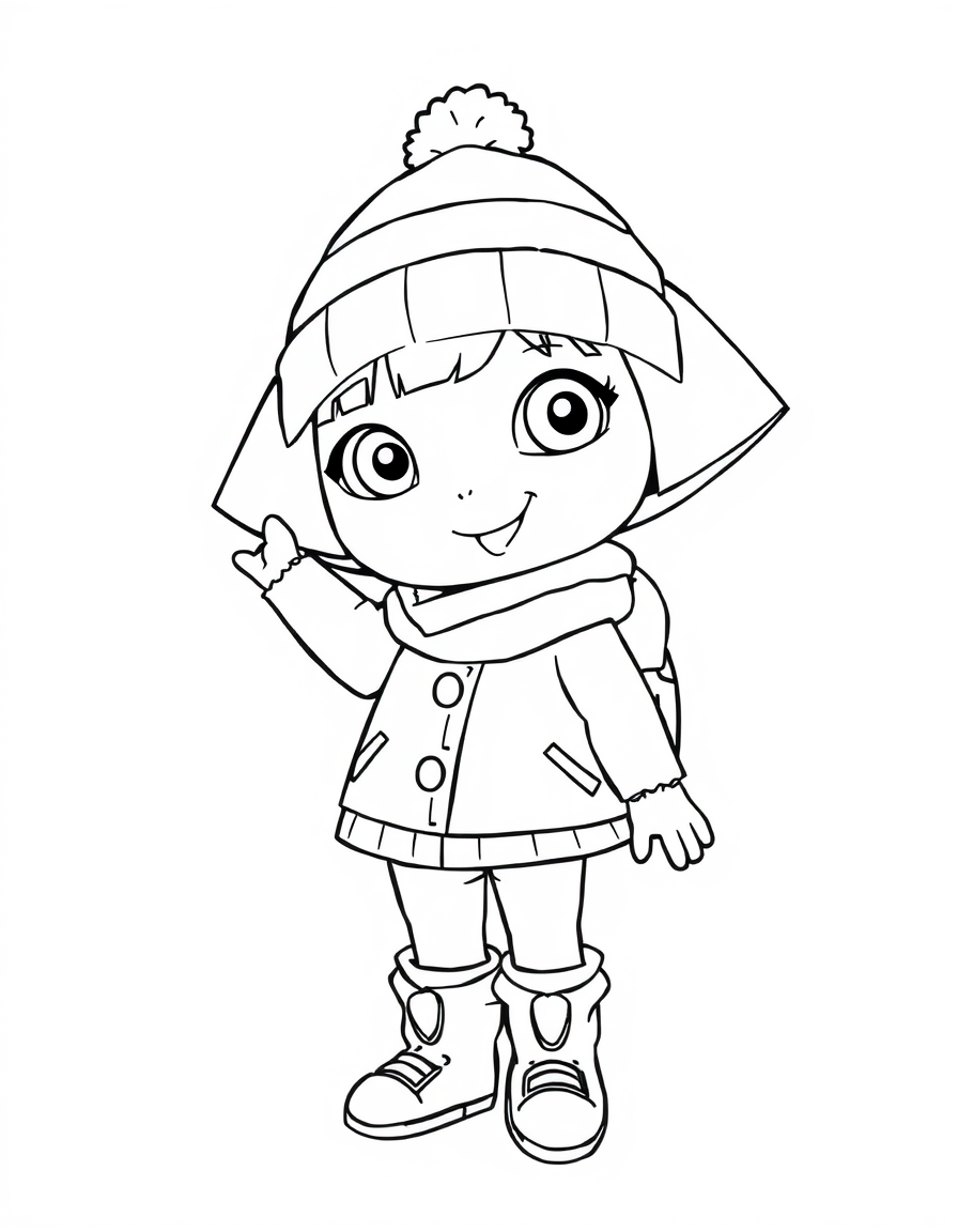 Dora Is All Set For Winter