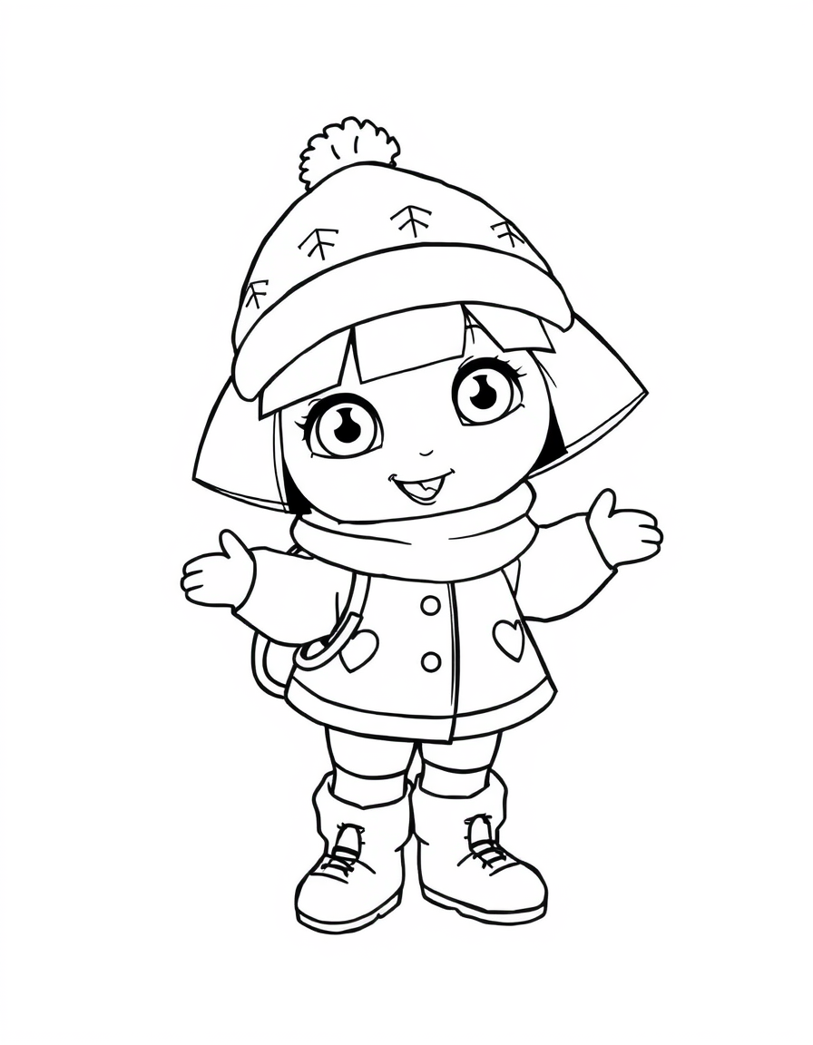 Dora Is Bundled Up