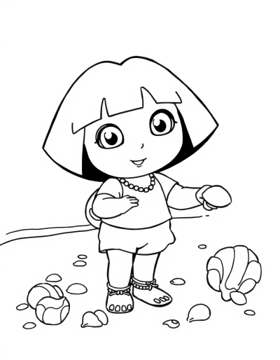 Dora Collects Seashells