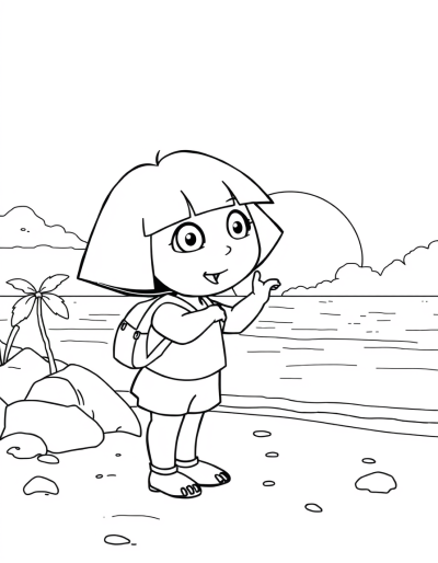 Dora Watches The Sunset