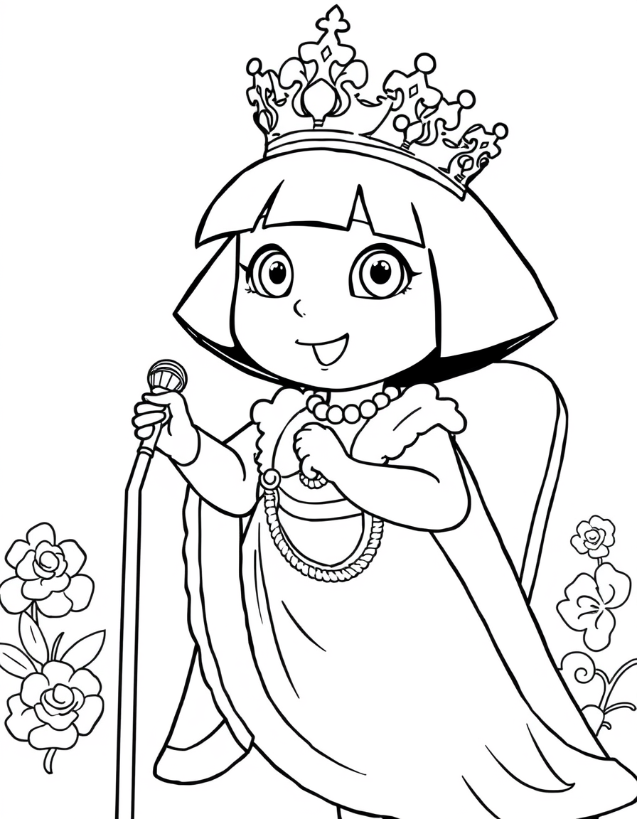 Dora Is Giving A Royal Speech