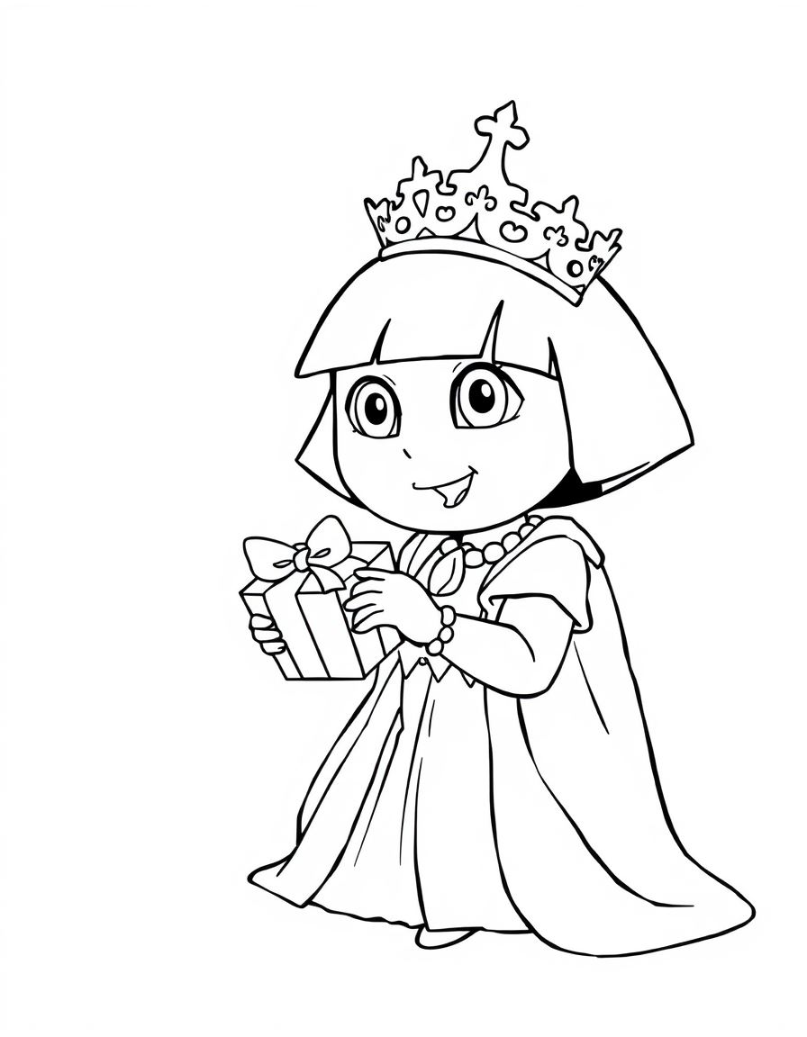 Dora Is Receiving A Royal Gift