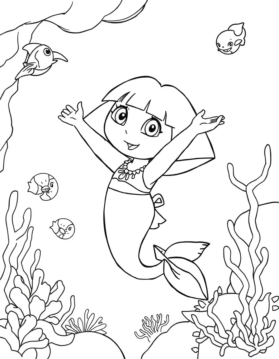 Dora Discovers A Hidden Mermaid City