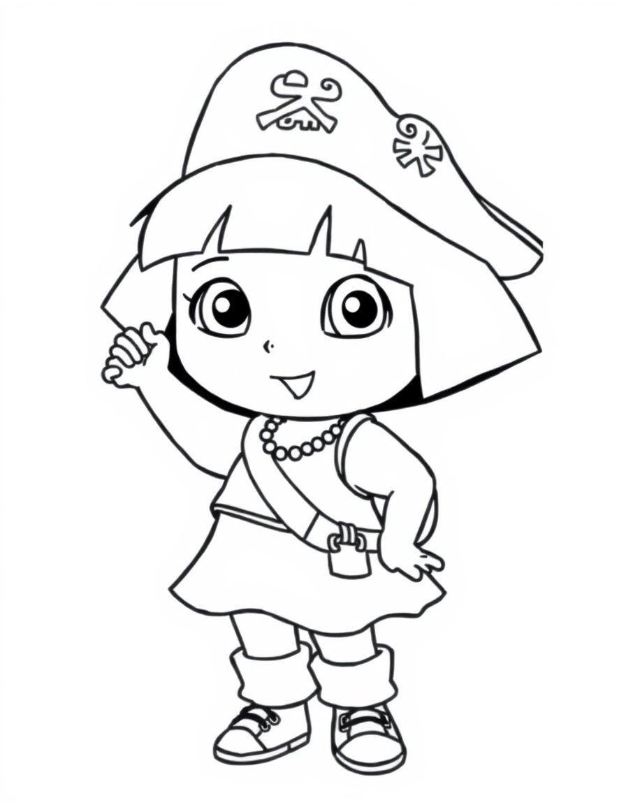 Dora Has A Pirate Map