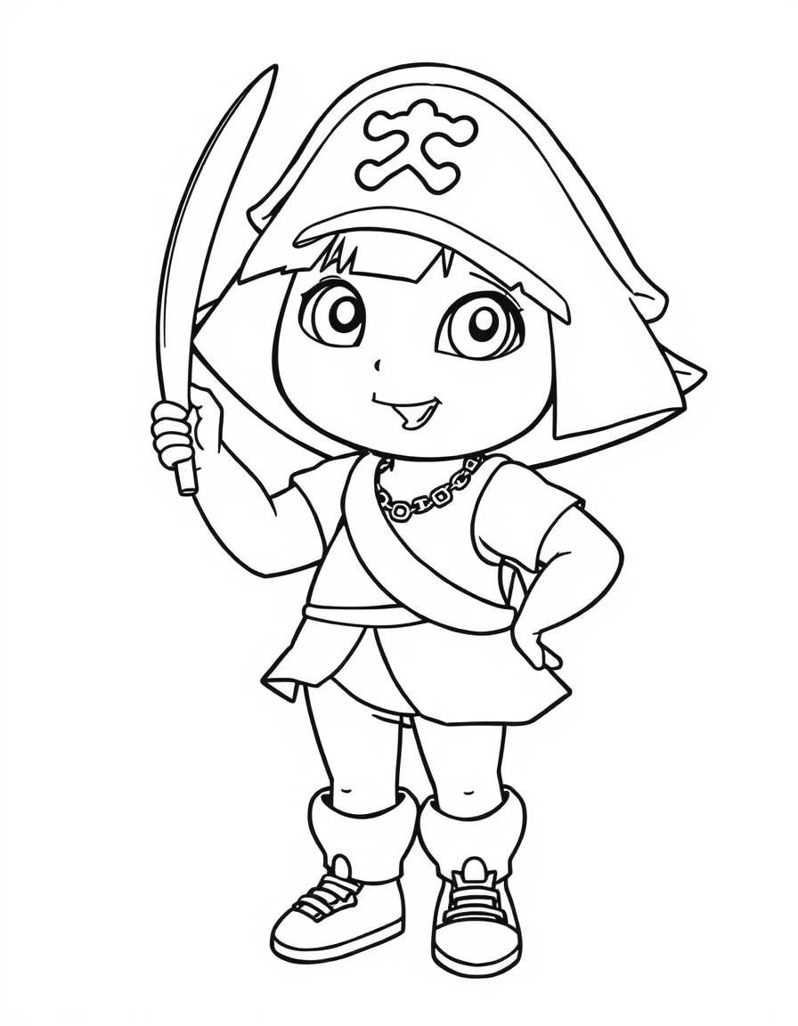 Dora Is Sailing The Seven Seas