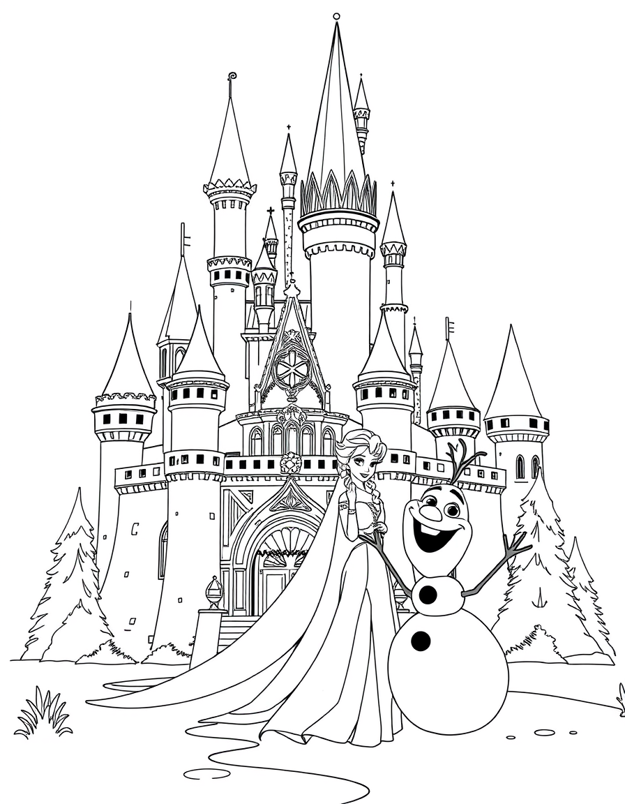 Elsa And Her Magical Snowman