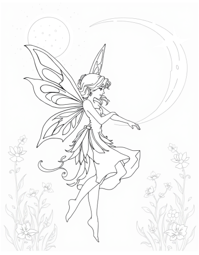 Fairy Dancing Under The Moonlight