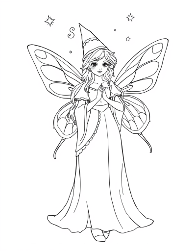 Gentle Fairy Godmother Making Dreams Come True