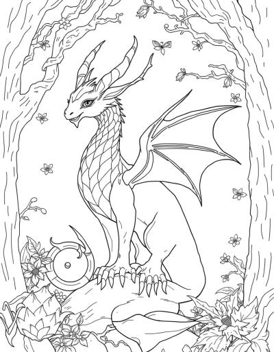 Magical Creatures Roam Enchanted Forests