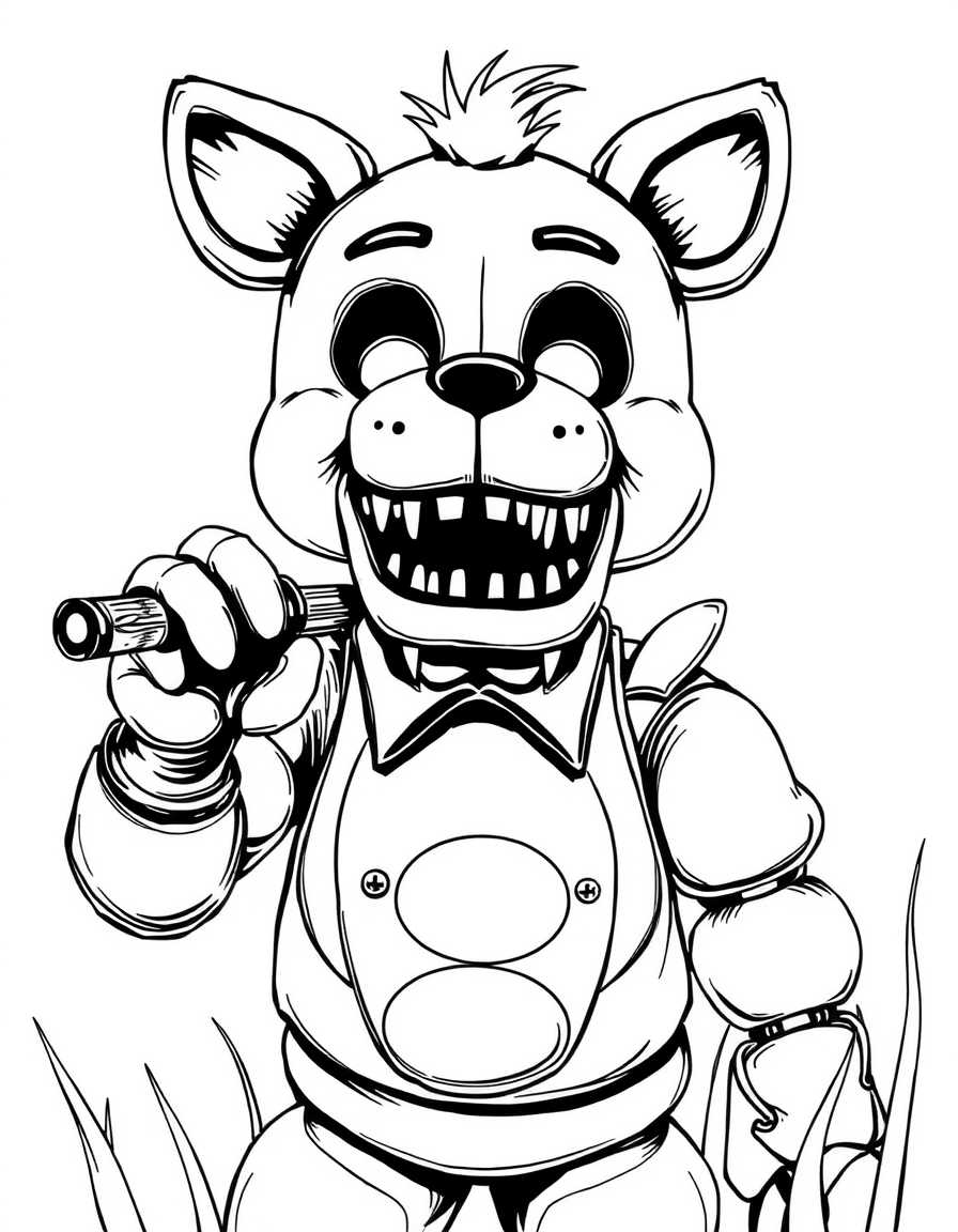 Foxy Sneaks Up Behind You