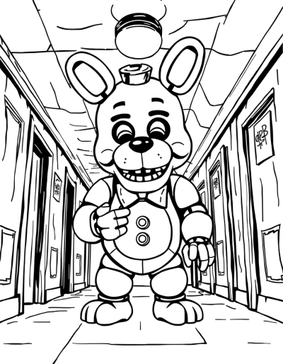 Eerie Music Plays In Empty Halls