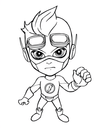 Kid Flash With Goggles On