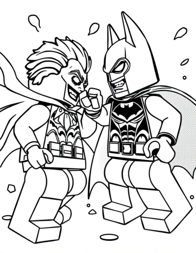Batman And Joker Clash Fiercely