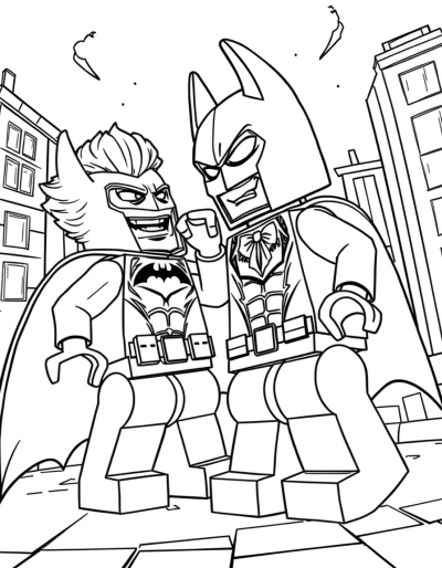 Batman Fights Joker In Gotham