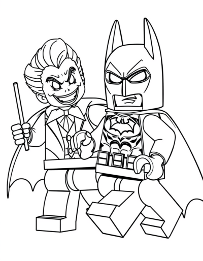 Lego Batman Chases The Joker