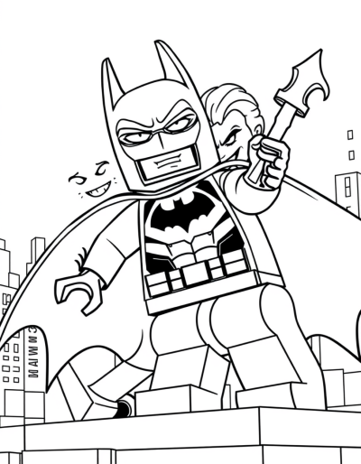 Lego Batman Saves Gotham City