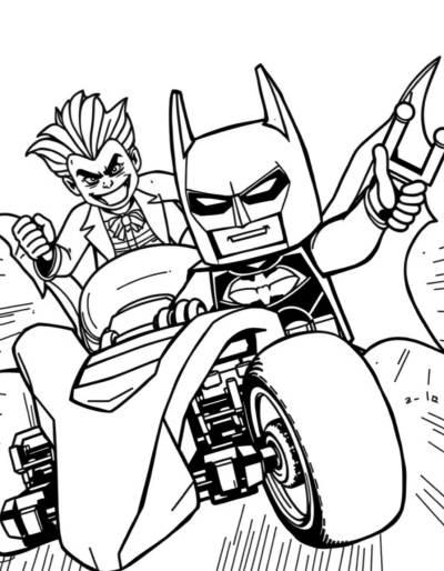 The Batmobile Races After Joker