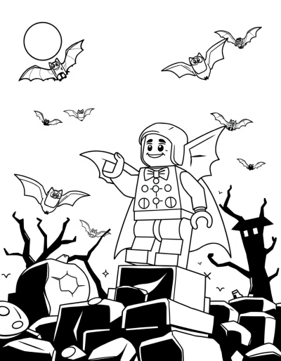 Bats Fluttering Under The Night Sky