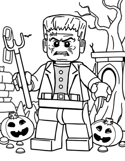 Frankenstein'S Monster Causing Havoc